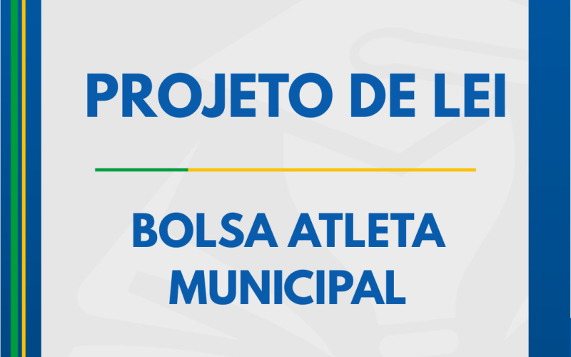 Professor Leônidas leva à Câmara o Projeto Bolsa Atleta Municipal
